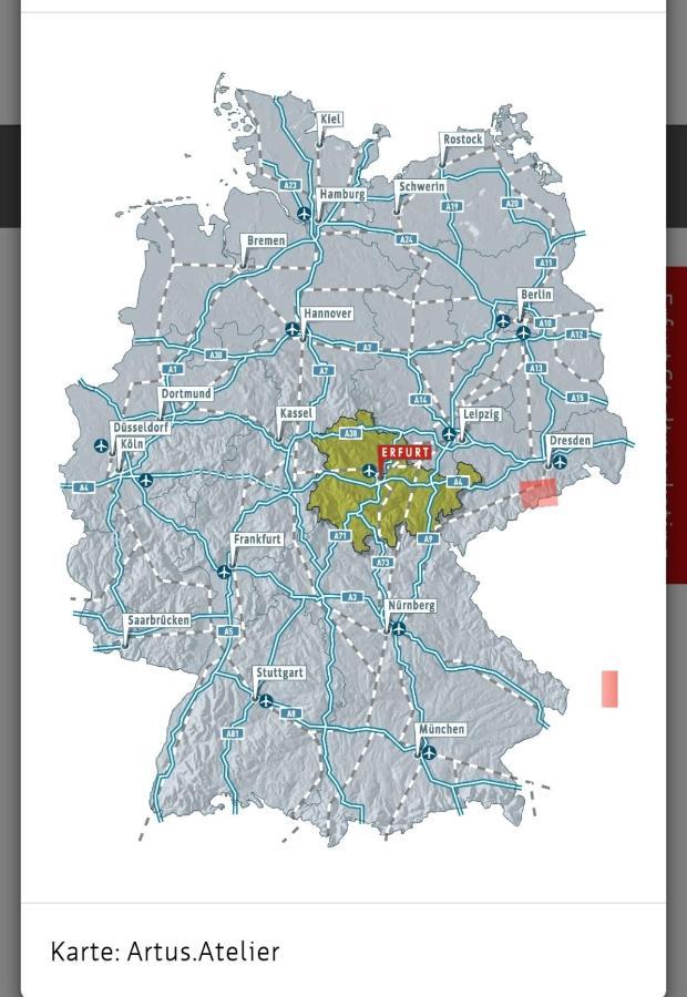 Meet And Greet Am Radfernweg E-Bike Verleih Modern 2 埃尔福特 外观 照片